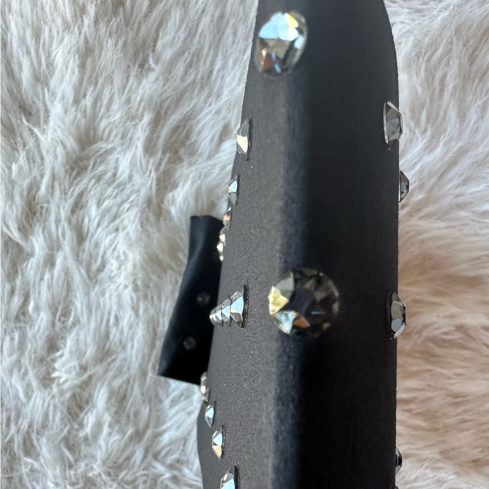 Burberry Black Mini crystal Tights with Crystal Studs hosery new without tag - Picture 10 of 12